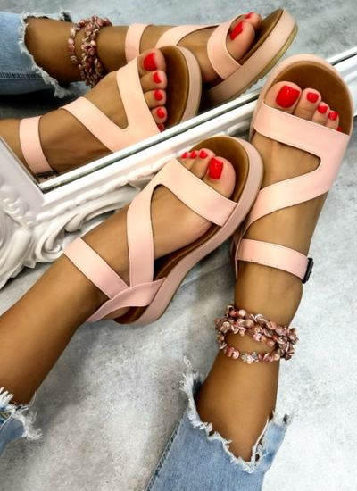 Sandalen für Damen AMBUJA - PINK