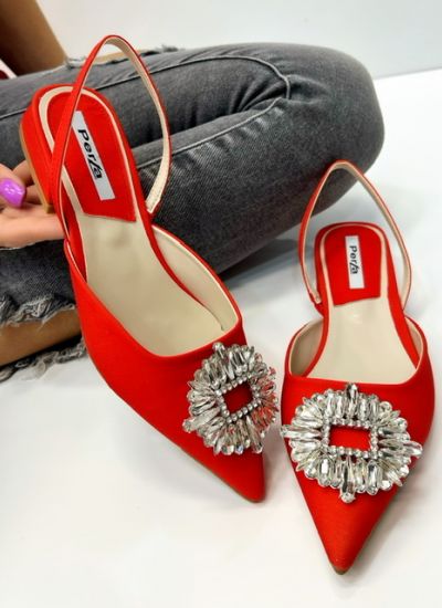Women sandals KORA - RED