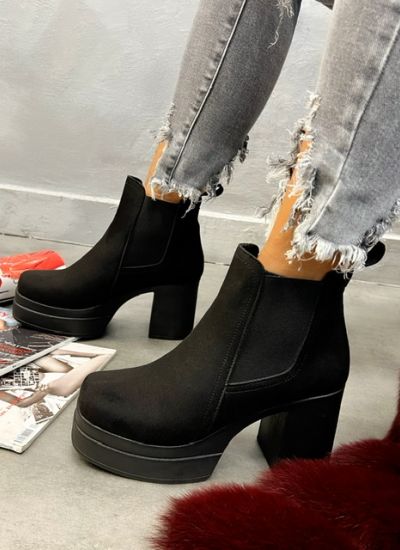 Women ankle boots NITIMA VELUR - BLACK