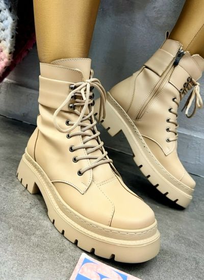Women ankle boots BAILEY - BEIGE