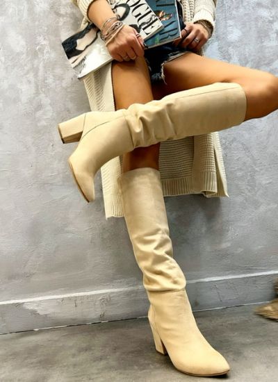 Women boots IVIE - BEIGE
