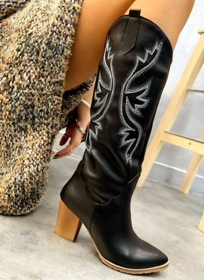 Women boots SIDDHI - BLACK