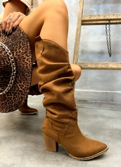 Women boots NAARA - CAMEL