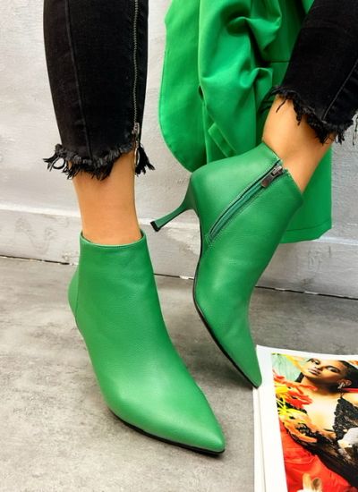 Women ankle boots SANAM - GREEN
