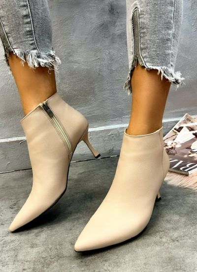 Women ankle boots SANAM - BEIGE