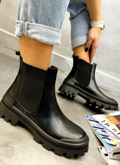 Women ankle boots RHO - BLACK