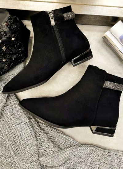 Women ankle boots MEHEK - BLACK