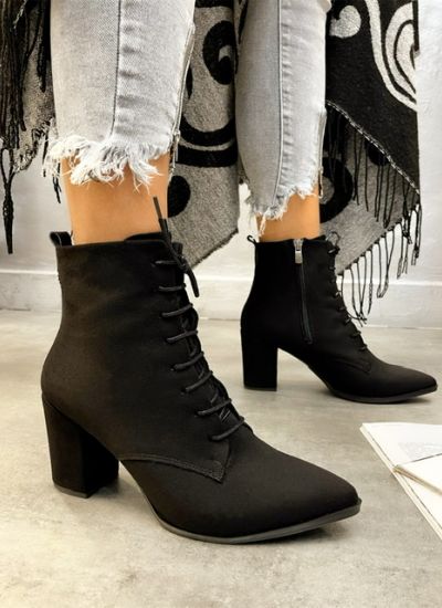 Women ankle boots ANUSHA VELUR - BLACK