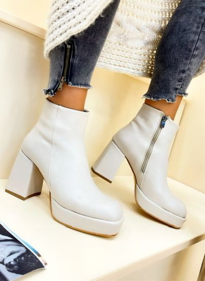 discount 83% Beige 40                  EU NoName ankle boots WOMEN FASHION Footwear Split leather 