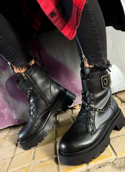 Women ankle boots ANJU - BLACK