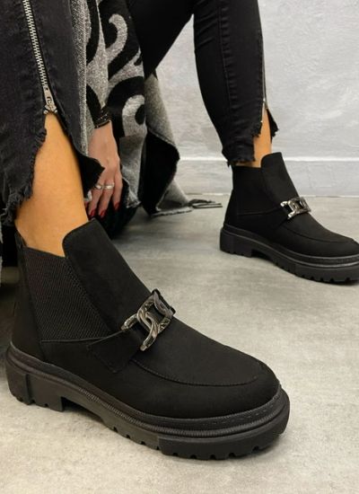 Women ankle boots LEAKYN - BLACK