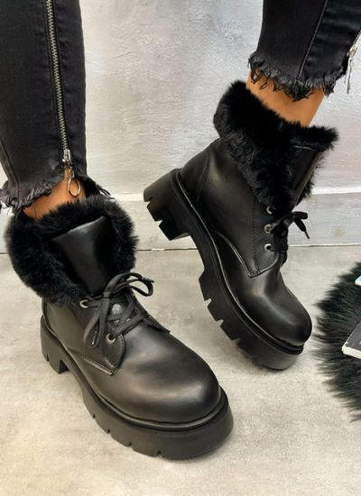 Women ankle boots MAKSHI - BLACK