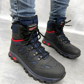 OUTDOOR AND TRACKING SHOES D548 - NAVY