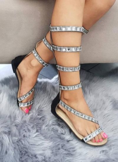 GLADIJATORKE SA ORNAMENTIMA - CRNE