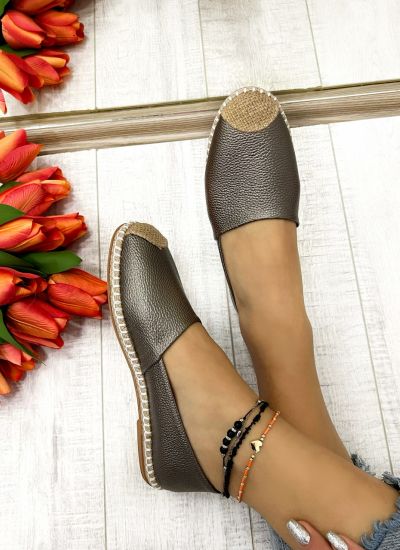 Ženske espadrile D822 - SA JUTOM - GRAFIT