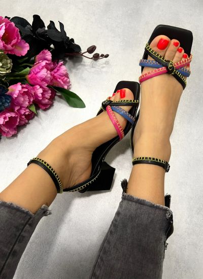 Sandale de damă D950 - NEAGRĂ