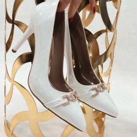 High-heels E191 - WHITE