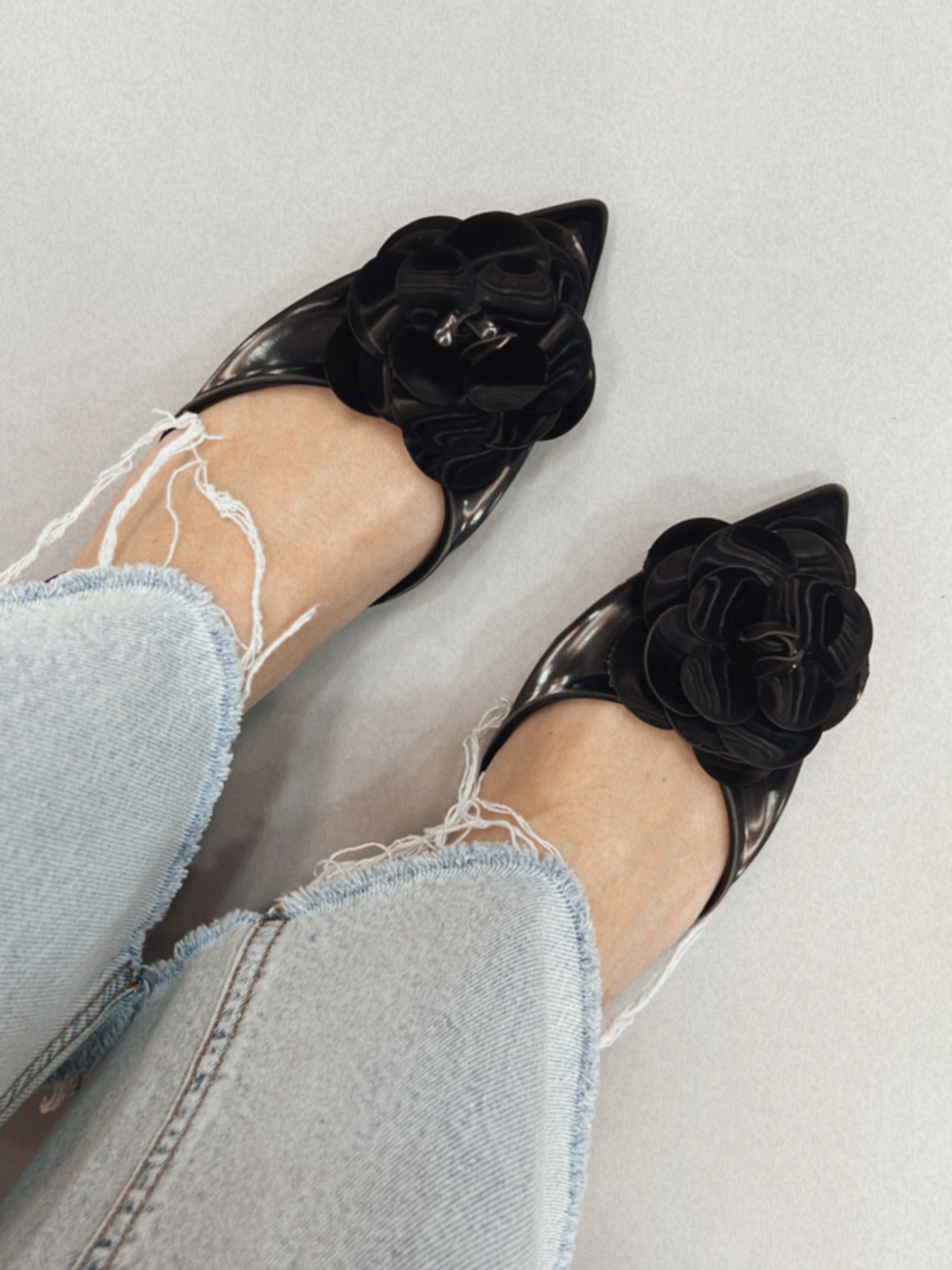 Women sandals E281 - BLACK