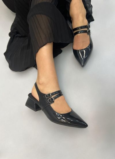 Women sandals E292 - BLACK
