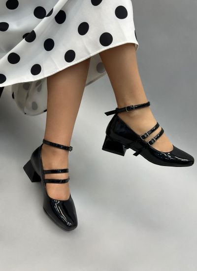 High-heels E293 - BLACK