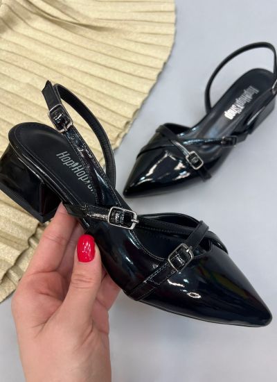 Women sandals E294 - BLACK