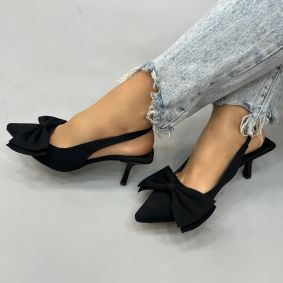 Women sandals E296 - BLACK