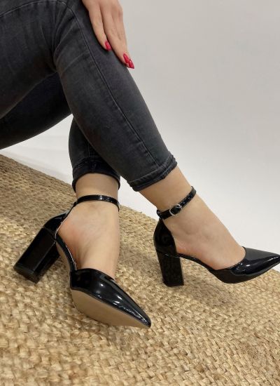 Women sandals E304 - BLACK