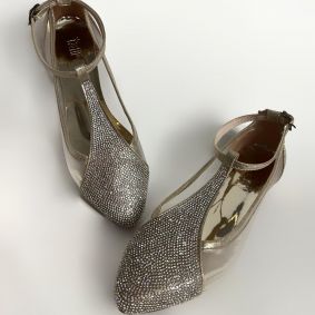 Balerina lapos cipő E306 - ÁTLÁTSZÓ