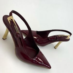 Women sandals E314 - WINE RED