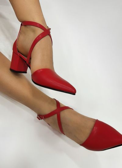 Women sandals E322 - RED