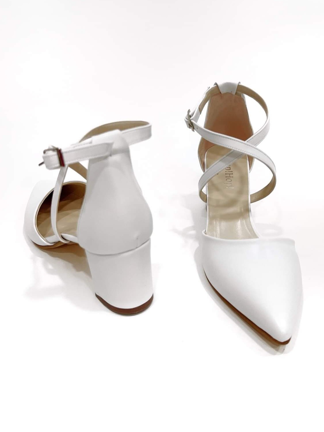 Women sandals E322 - WHITE