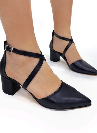 Women sandals E322 - BLACK