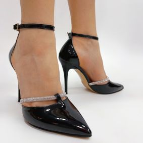 Women sandals E324 - BLACK
