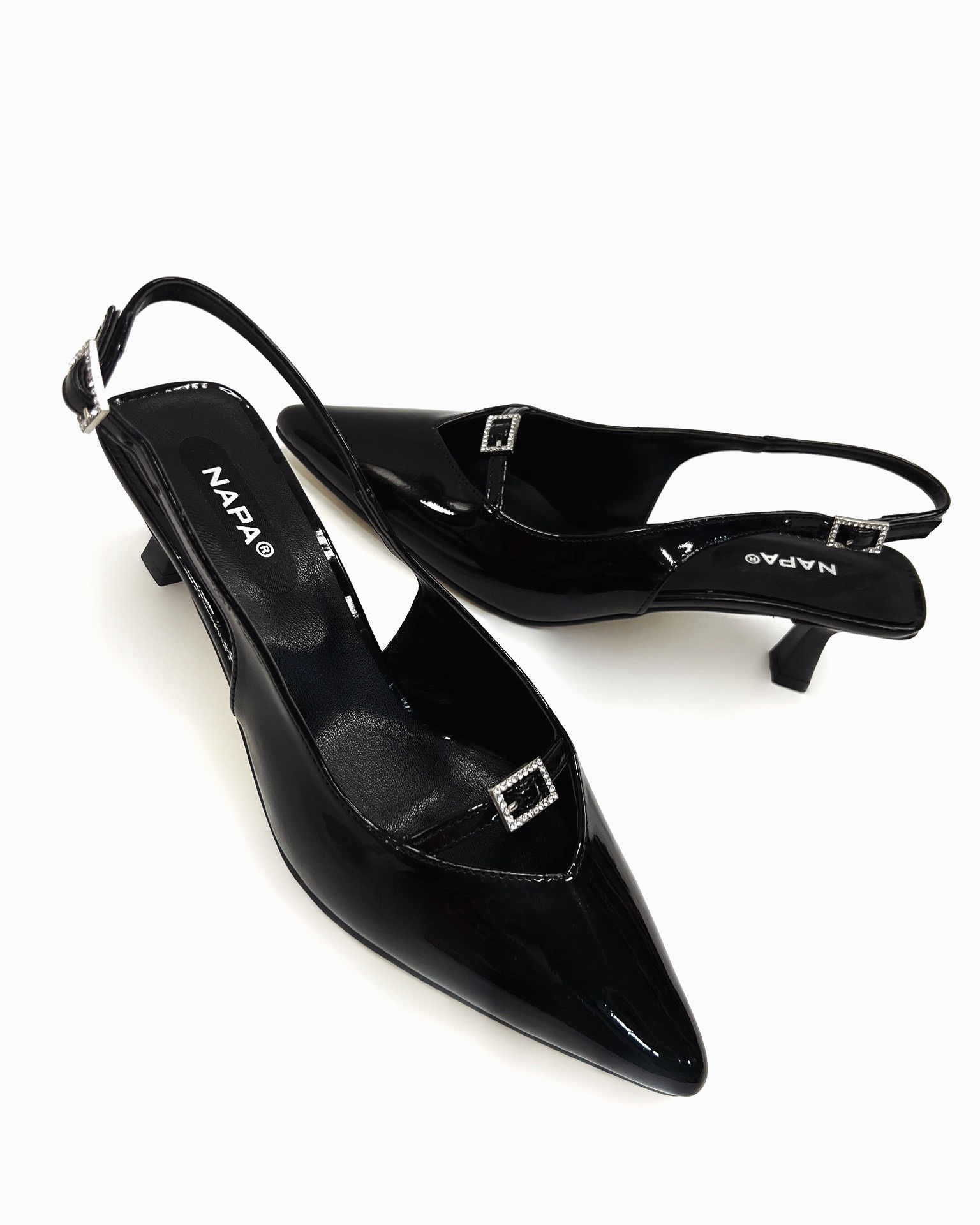 Women sandals E326 - BLACK