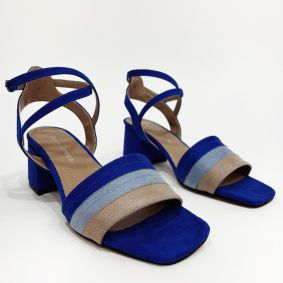 Women sandals E342 - BLUE