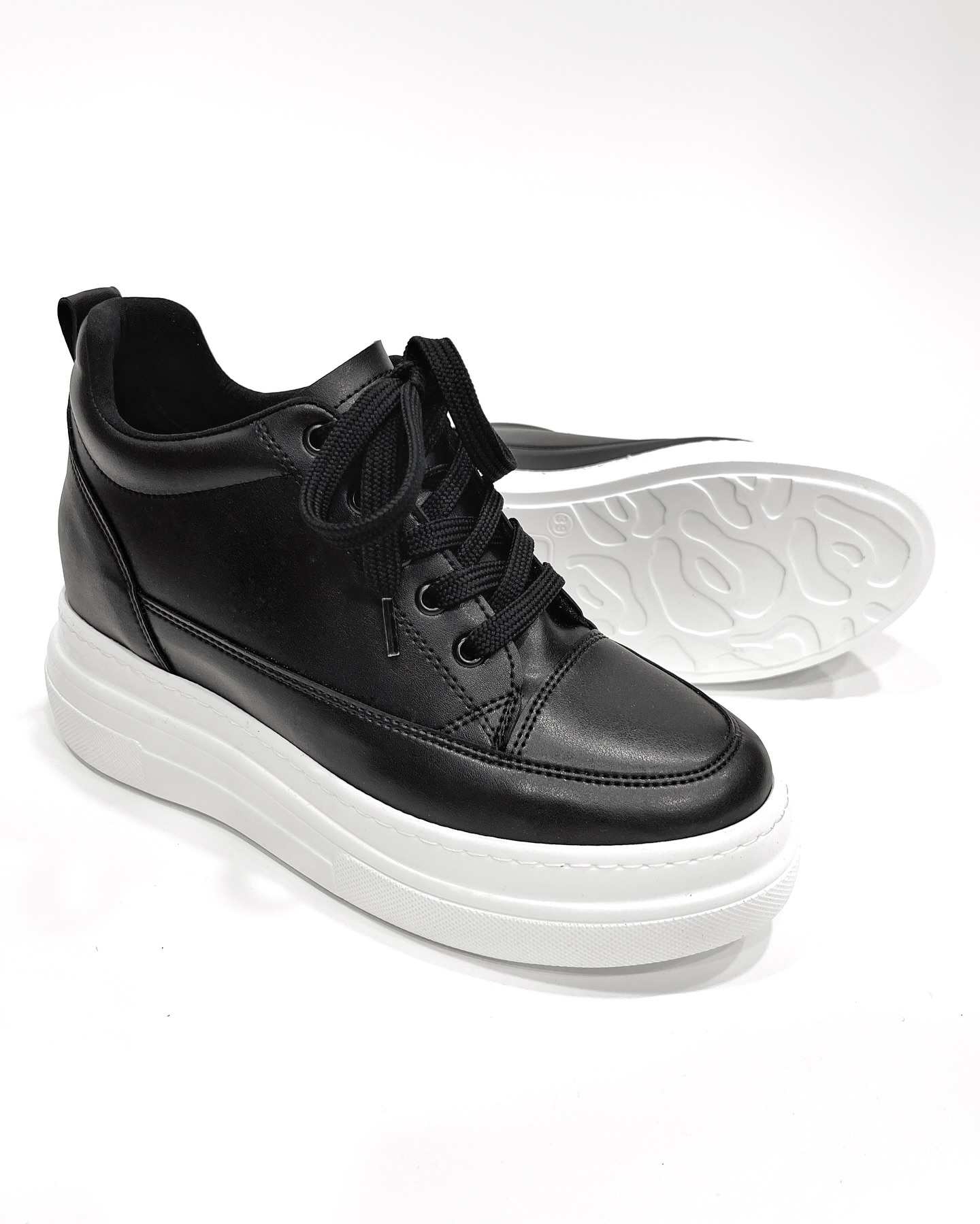 Sneakers dama E346 - NEAGRĂ