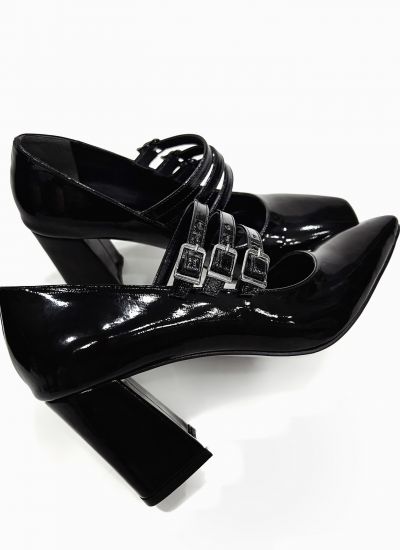 High-heels E353 - BLACK