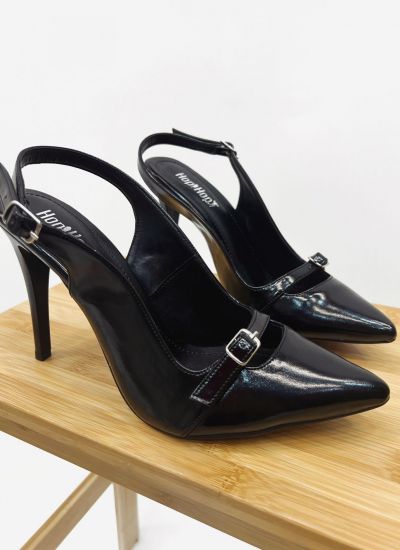 Women sandals E363 - BLACK