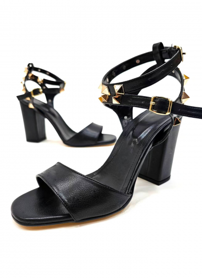 Women sandals E368 - BLACK