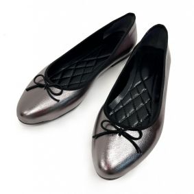 Balerina lapos cipő E359 - GRAFIT