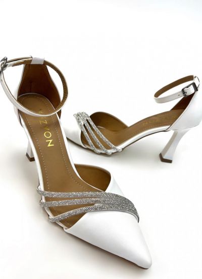 Women sandals E375 - WHITE