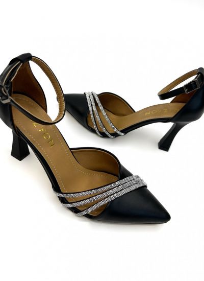 Women sandals E375 - BLACK