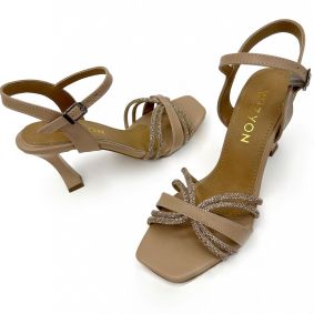 Women sandals E376 - BEIGE