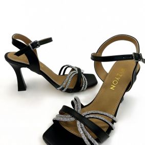 Women sandals E376 - BLACK