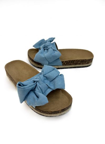 Women Slippers and Mules O003 - BLUE