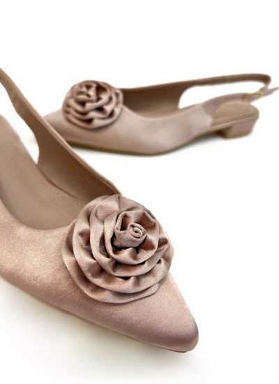 Women sandals O010 - POWDER ROSE