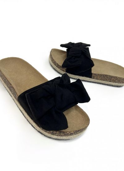 Women Slippers and Mules O003 - BLACK