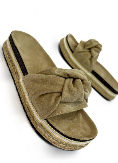 Women Slippers and Mules O025 - BEIGE