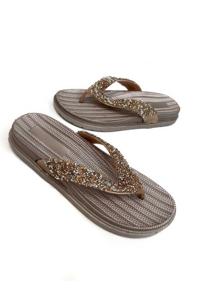Women Slippers and Mules O031 - GOLD