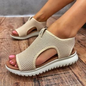 Women sandals E416 - BEIGE